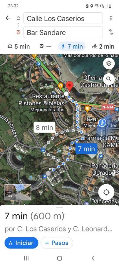 Soleado Piso Con Garaje Y Piscina A 8' Centro Apartment Castro Urdiales Luaran gambar